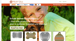 Desktop Screenshot of proftag.de